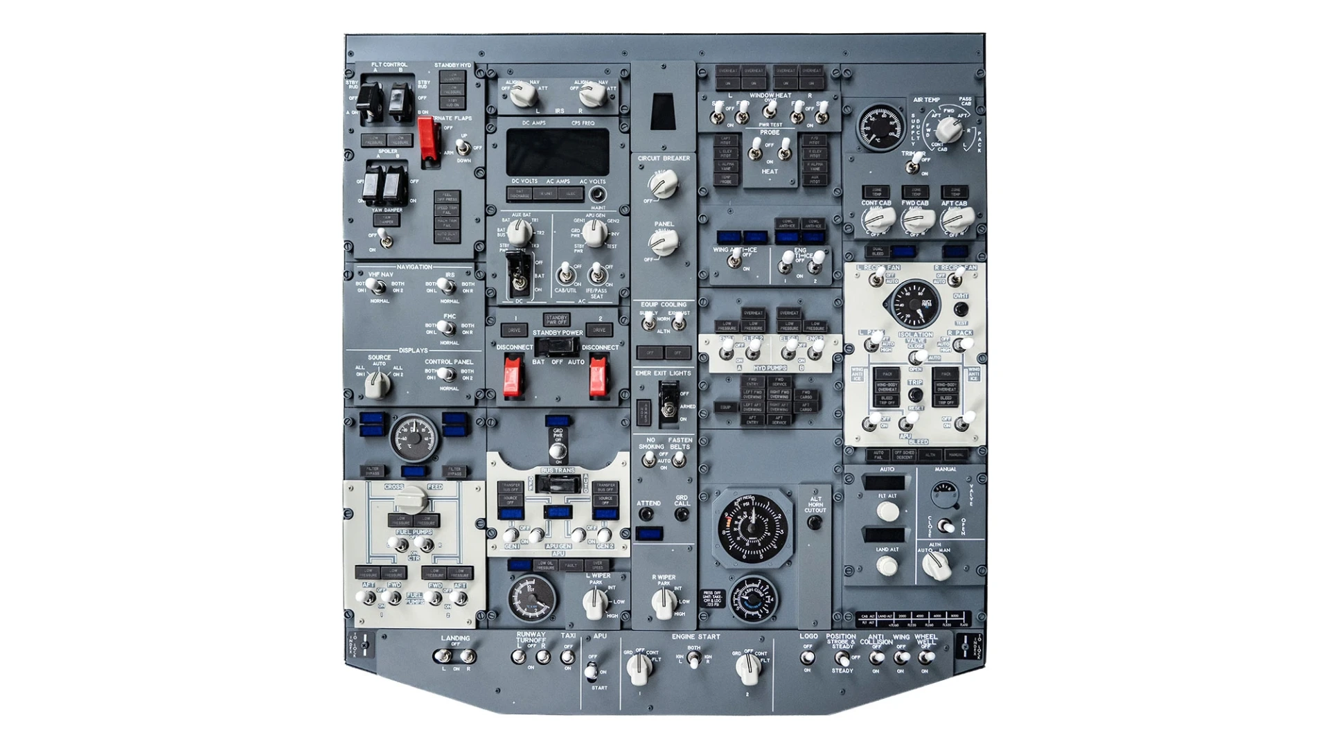 737NG Overhead Panel FWD